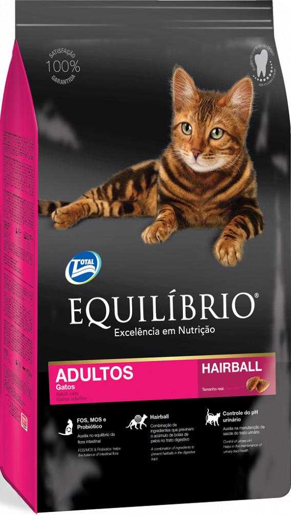 Equilibrio Cat Adult Hairball ВЫВЕДЕНИЕ ШЕРСТИ корм для кошек 1,5 кг (53815) Equilibrio Cat Adult Hairball ВЫВЕДЕНИЕ ШЕРСТИ корм для кошек 1,5 кг (53815)